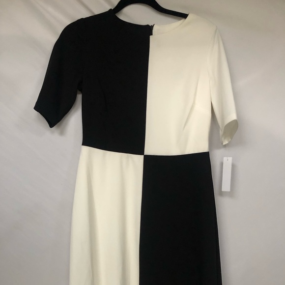 👗 Black & White Dress, NWT - Picture 1 of 6